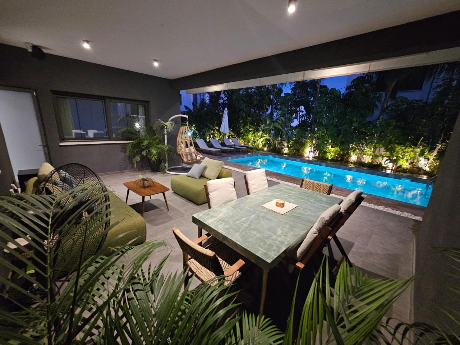 Tg New Luxury Private - Heated Salty Swimming Pool, Outdoor Jacuzzi, Sauna, Exotic Garden Villa
